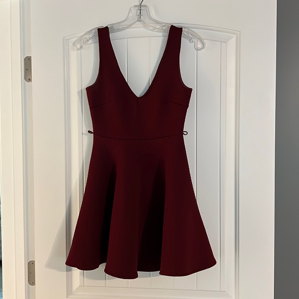 Marion plunge v neck dress